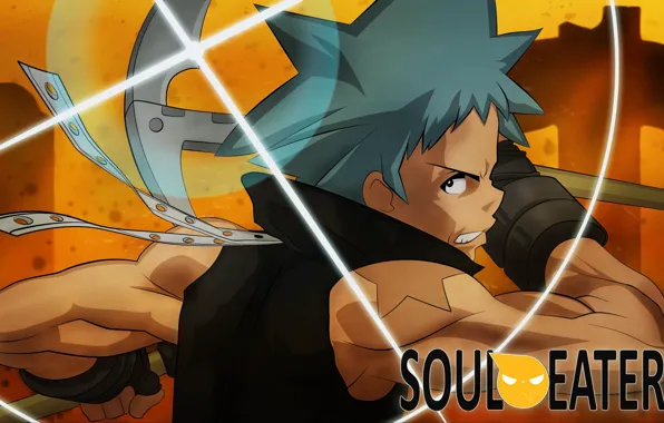Движение, злость, аниме, парень, Пожиратель душ, Soul Eater