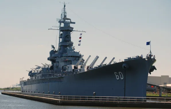Линкор, USS Alabama, BB-60, корабль - музей