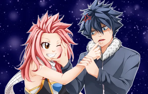 Девушка, парень, Fairy Tail, Хвост феи