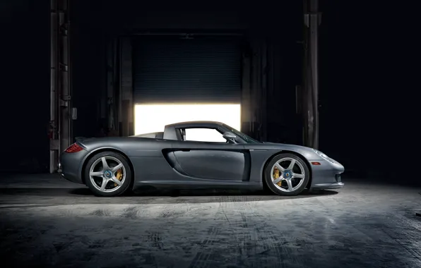 Картинка Porsche, Porsche Carrera GT, profile