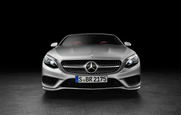 Картинка морда, Mercedes-Benz, мерседес, AMG, S 63, S-Class, 2015, A217