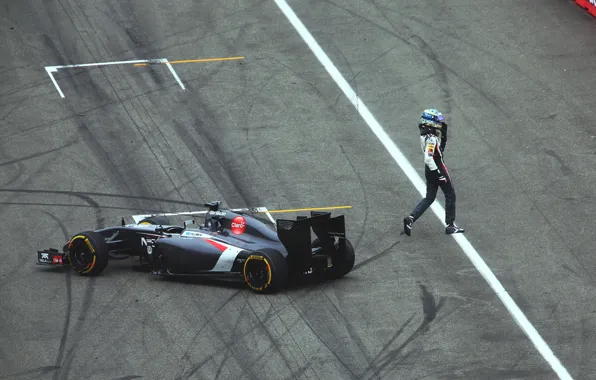 Sauber, Сбой, Сутиль