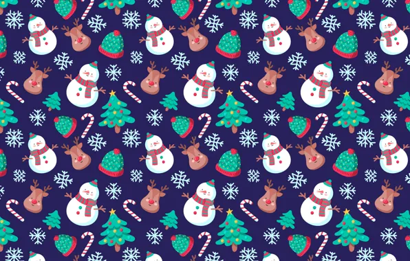 Картинка украшения, фон, узор, Новый Год, Рождество, Christmas, background, pattern