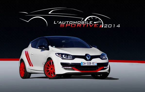 Картинка Renault, White, Megane, Trophy-R