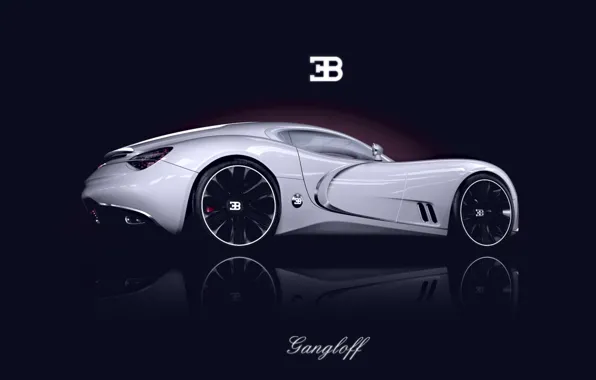 Concept, Авто, Бугатти, Концепт, Bugatti, Car, Supercar, Gangloff