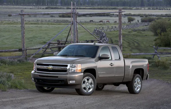 Авто, Chevrolet, Шевроле, 2010, американец, Silverado