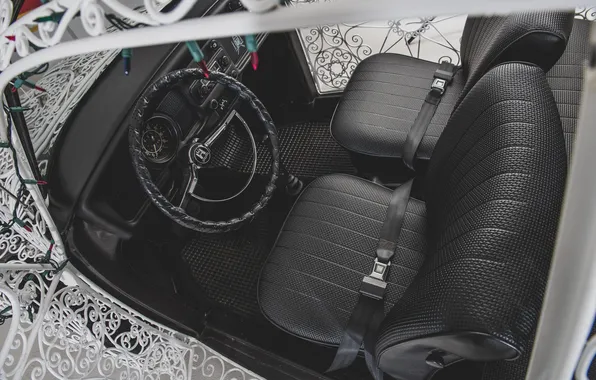 Интерьер, 1970, Volkswagen Beetle, 1985, единственный экземпляр, the only instance, Volkswagen Beetle Casa Linda Lace, …
