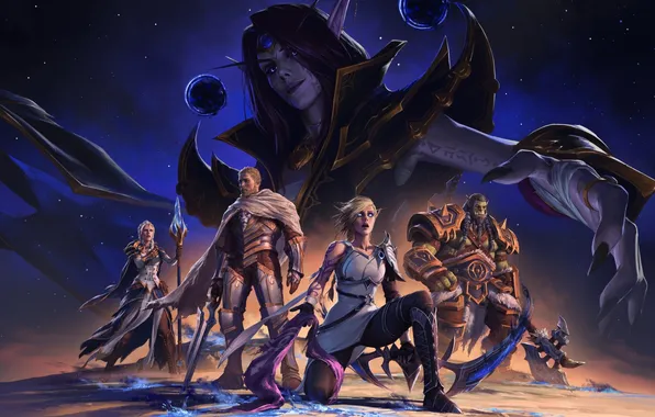 Картинка World of Warcraft, герои, персонажи, Blizzard Entertainment, video game, видео игра, The War Within
