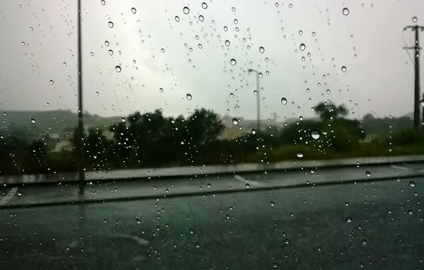 Картинка стекло, дождь, настроение, погода
