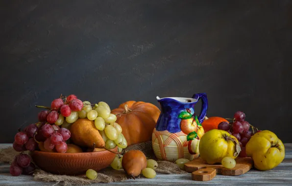 Стол, фрукты, натюрморт, овощи