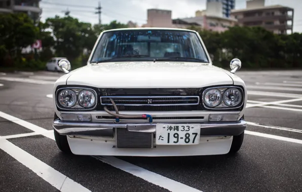 Авто, Белый, Машина, Ниссан, Nissan, Фары, Автомобиль, 2000