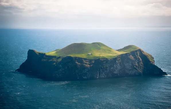 Картинка океан, остров, Ирландия, суша