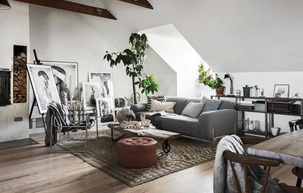 Дизайн, интерьер, камин, гостиная, Stockholm, скандинавский стиль, by Scandinavian Homes, 002-Nynäsvägen