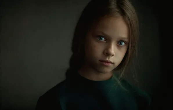 Картинка фон, портрет, девочка, студия