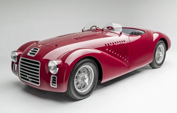 Спицы, Ferrari, Classic, 1947, Classic car, Sports car, Спортивный автомобиль, Ferrari 125 Sport
