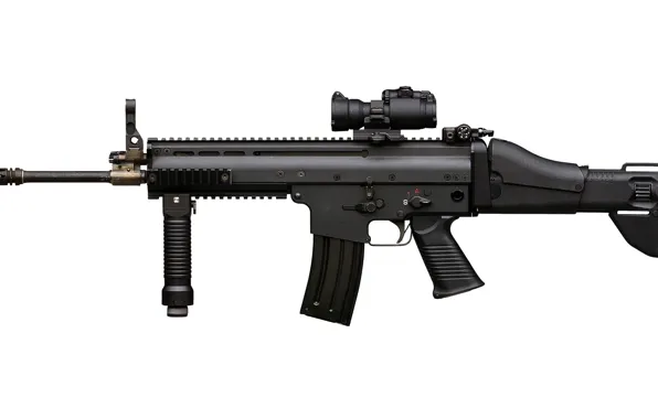 Gun, weapon, assault rifle, FN Scar, gun robust, FN Scar Light, rugged rifle