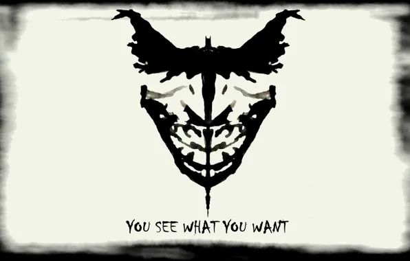 Batman, white, black, joker, you, see, what, want