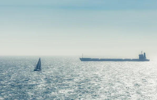 Море, корабль, парус
