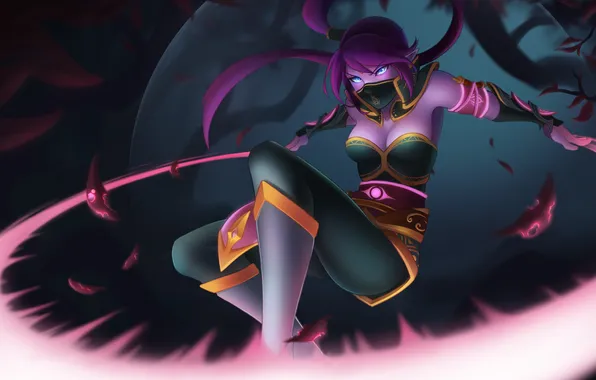 Девушка, Dota 2, Templar Assassin, lanaya, moba