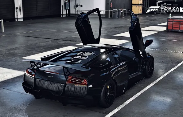 HDR, Lamborghini, Murcielago, Game, FM7, UHD, Forza Motorsport 7, Xbox One X