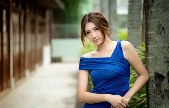 Улыбка, восточная девушка, chingcho Chang