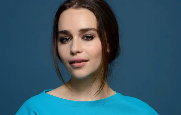 Взгляд, актриса, брюнетка, Emilia Clarke, Эмилия Кларк