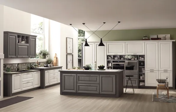 Стиль, вилла, интерьер, Италия, кухня, итальянский дизайн, Cucina Palau