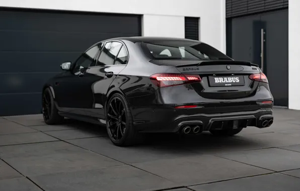 Mercedes-Benz, Mercedes, Brabus, Black, Side, Mercedes E-Class, Rear, Brabus 900