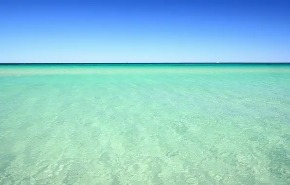 Картинка море, вода, горизонт
