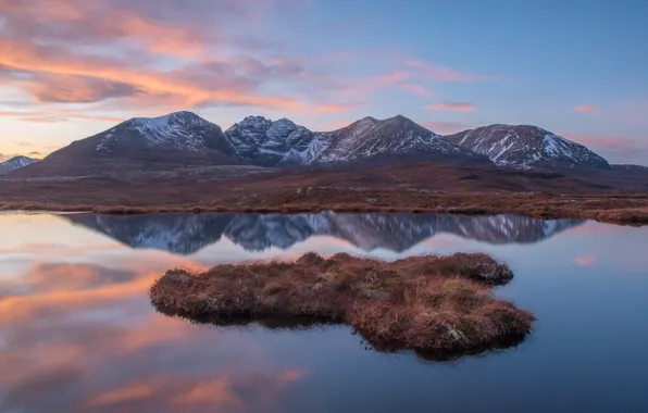 Картинка гора, Шотландия, дымка, An Teallach