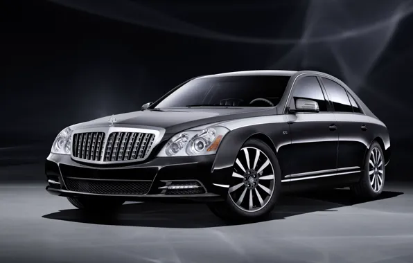 Машина, Майбах, Машины, Чёрный, Car, Автомобиль, Cars, Maybach