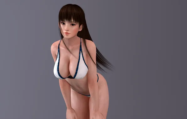 Грудь, девушка, тело, бикини, Dead or Alive, lei fang