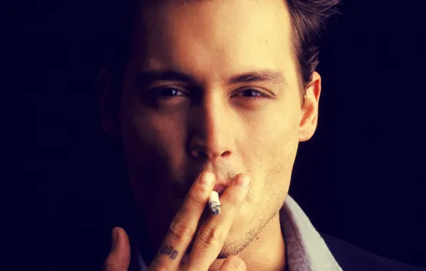 Johnny depp, actor, eyes, america, tattoo, american, depp, ring