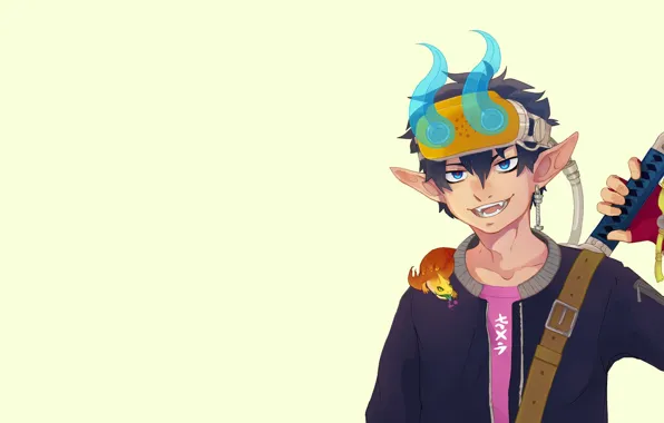 Демон, Рин, Окумура Рин, Синий Экзорцист, Ao No Exorcist, by grinu dbbmrmu