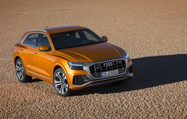 Вид сверху, Quattro, 2018, кроссовер, S-Line, 50 TDI, Audi Q8