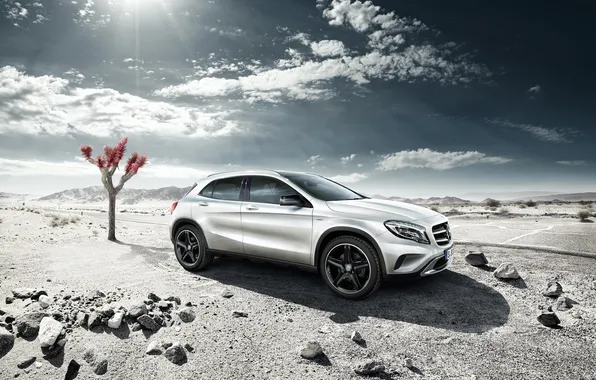 Картинка пустыня, Mercedes-Benz, 4MATIC, X156, GLA Edition