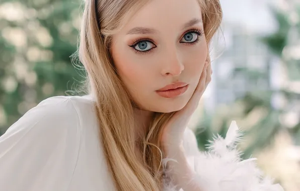Взгляд, портрет, Екатерина, блондинка, Диана Ерохина