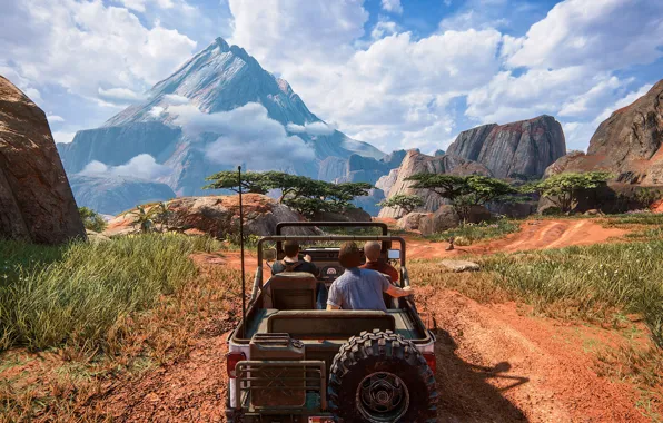 Машина, горы, люди, Uncharted: The Lost Legacy