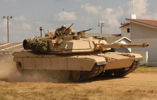 Картинка танк, американский, бронетехника, Abrams, абрамс