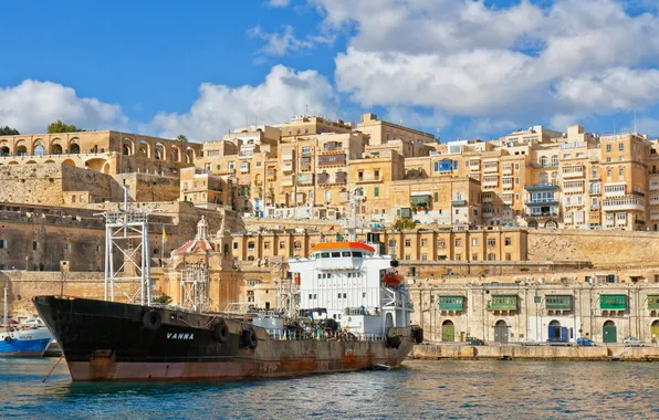 Картинка танкер, Malta, Мальта, Валлетта, Valletta