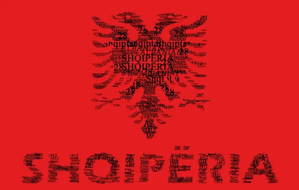Flag, Albania, Text, Agron