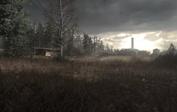 Игра, call of duty, припять, украина, шутер, 2016