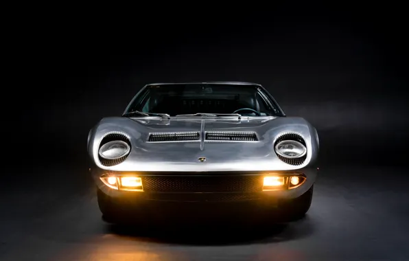 Lamborghini, 1971, front, Miura, Lamborghini Miura P400 S