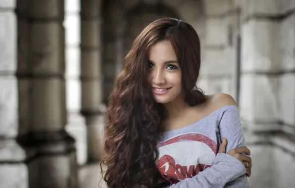 Girl, Beautiful, Model, Smile, View, Hair, Nice