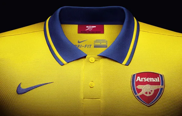 Картинка футбол, Nike, football, Arsenal, 2013, 2014, Away Kit
