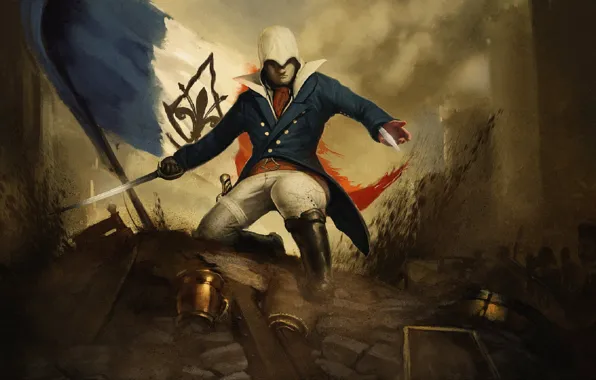 Картинка Ассасин, Арно, Assassin's Creed Unity