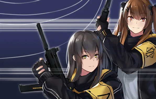 Картинка девушка, аниме, арт, Girls Frontline