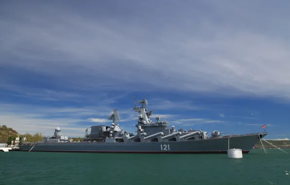 Москва, ВМФ, крейсер, ракетный, Атлант, гвардейский, проект1164