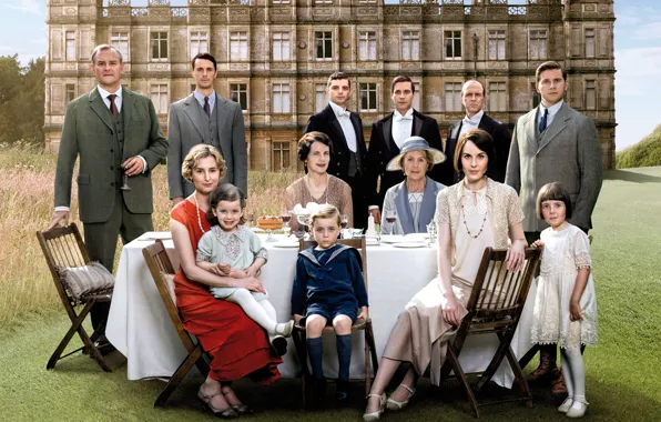 Сериал, актеры, драма, персонажи, Аббатство Даунтон