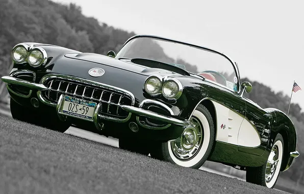 Car, машина, авто, Corvette, Chevrolet, тачка, С1 1953-62